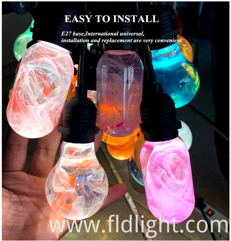 Energy saving festival resin wishing lighting